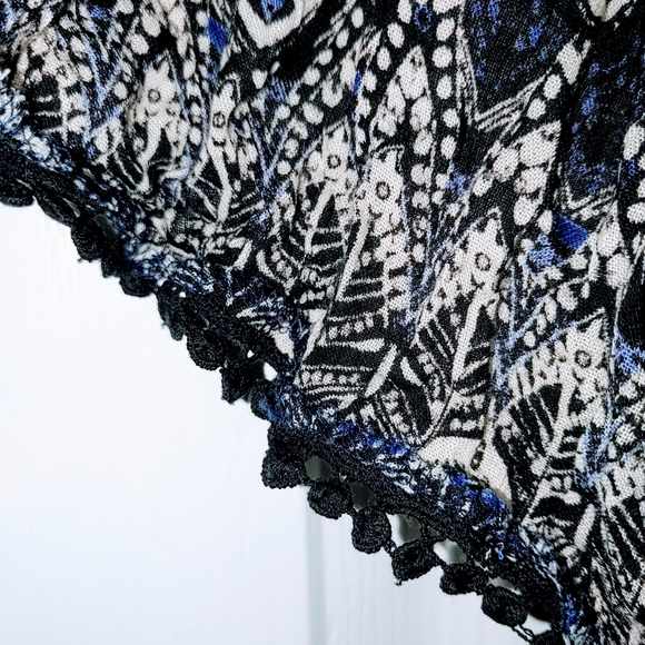 NWT New Bluenotes Bohemian Romper Overalls Shorts - Picture 3 of 4